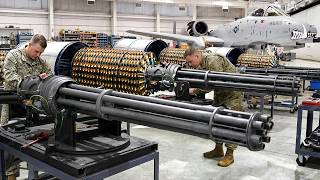 How the US Air Force Repairs Its Deadly Powerful Cannons Inside Massive Facility