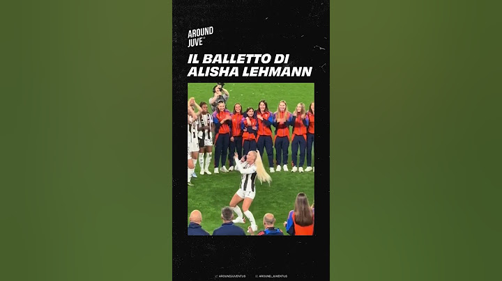 Alisha Lehmann durante la festa scudetto delle Juve Women 💃 #lehmann #juventus