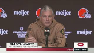 Jim Schwartz on Preparing the Browns Defense for the Jaguars - Sports4CLE, 12/8/23