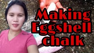 How to make chalk out of eggshells | JESS LOVE79