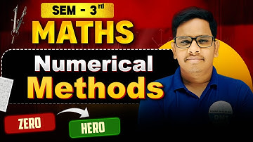 Numerical Methods Complete Unit in One Video | 3rd Sem Maths Classes by Umesh Sir