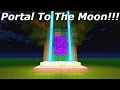 Minecraft: How To Make A Portal To The Moon - Minecraft Portal To The Moon!!!