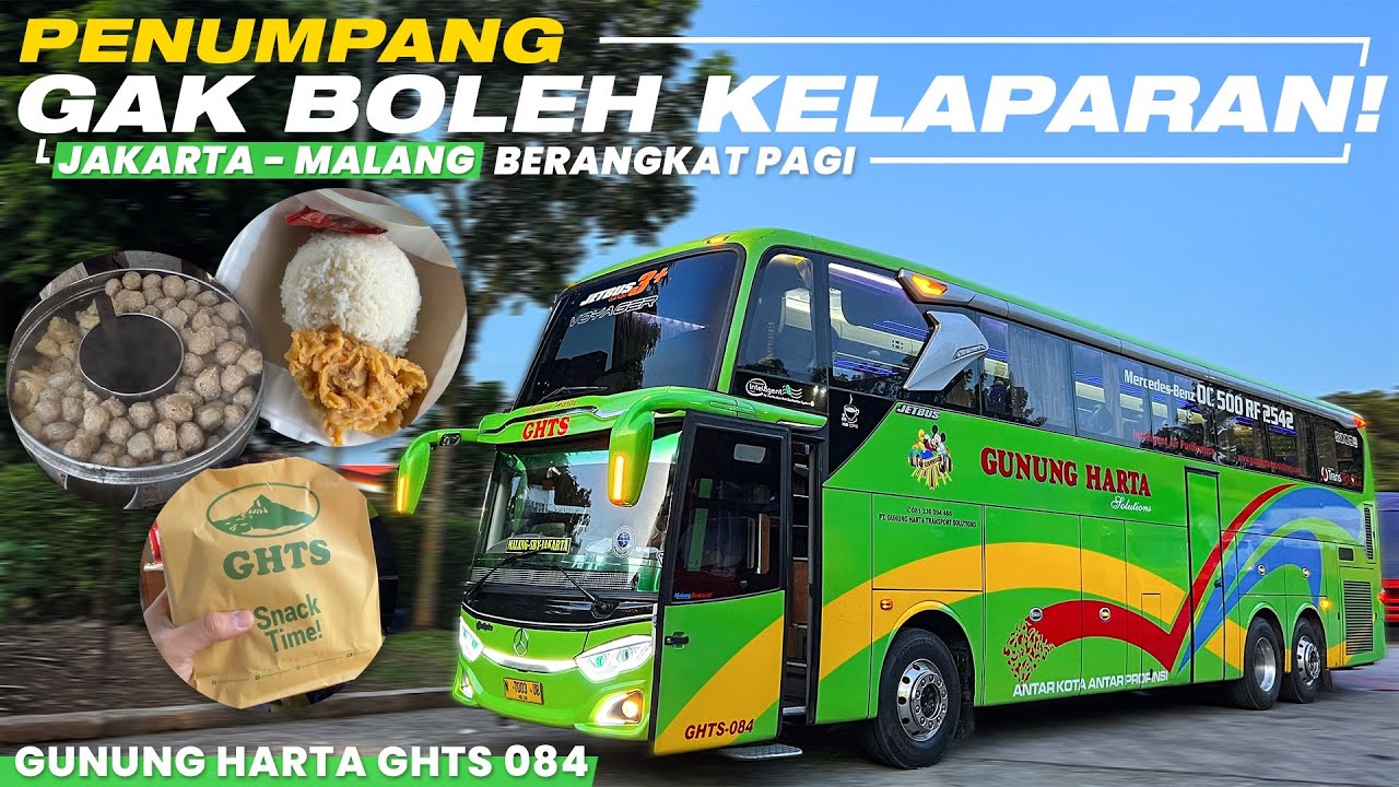 NAIK BUS INI BIKIN KETAGIHAN, COBAIN DEH ‼️ Trip Malang - Bogor with Gunung Harta GHTS 084