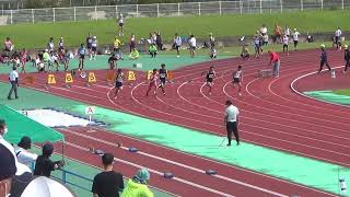 20220925　福岡県民スポーツ大会　壮年40代　100m　2組