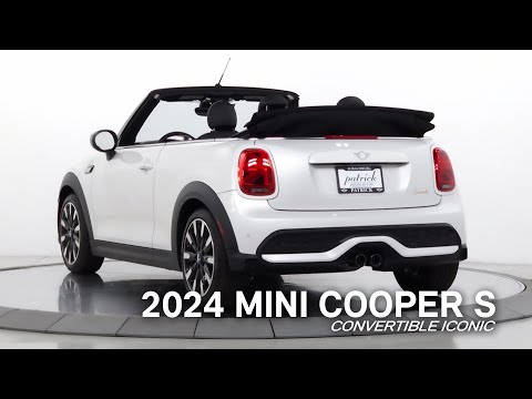 Youtube NEW 2024 MINI COOPER S CONVERTIBLE ICONIC | Schaumburg, IL. | Patrick MINI thumb