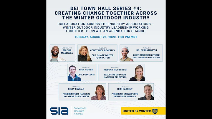 SIA Inclusion Town Hall #4: Creating Change Togeth...