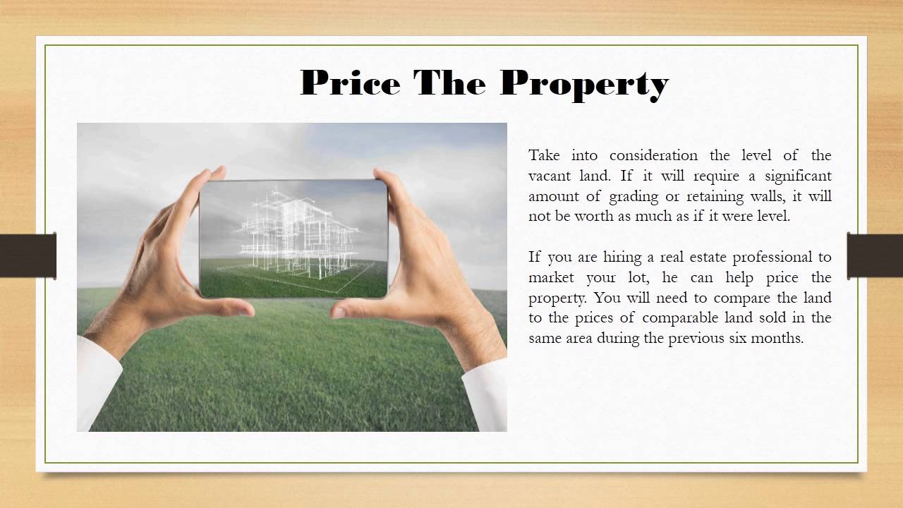 Buy and Sell Vacant Land