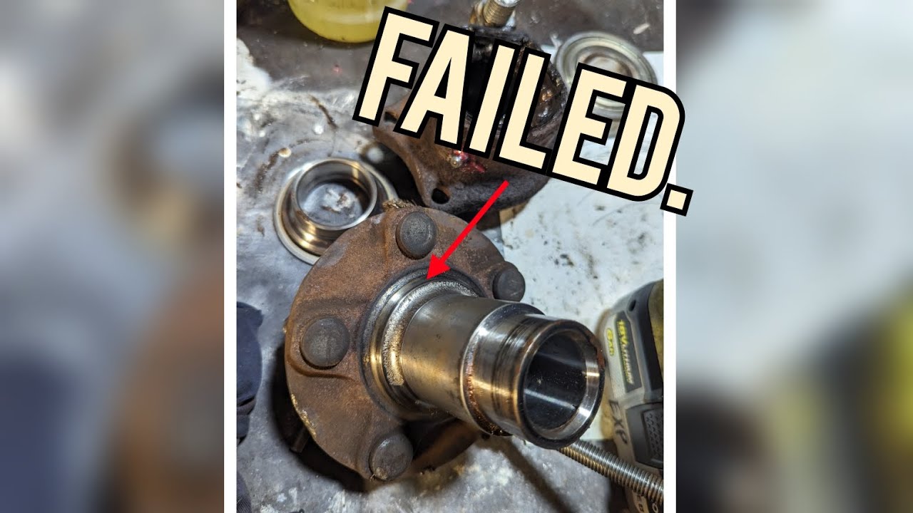 Inside of a FAILED wheel bearing, different TYPES, Lubrication, general