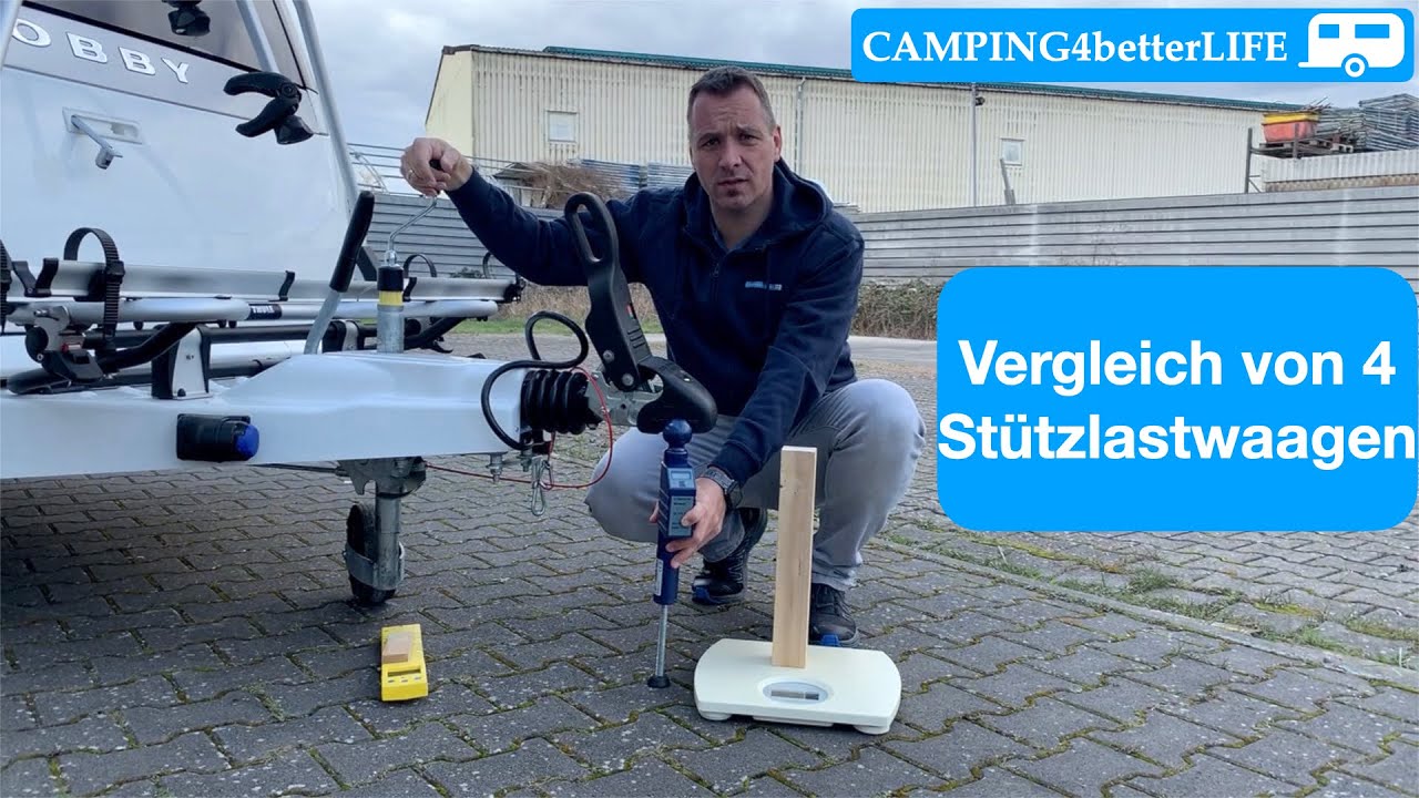 Deichselwaage digital 150 kg Stützlastwaage Anhänger Wohnwagen Camping