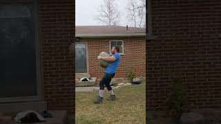 Mark Carpenter New Personal Record On 320 Lb. Glacier Boulder Carry - 2/23/22