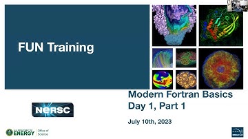 Fun Training - Modern Fortran Basics: Day 1, Part 1