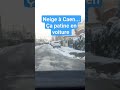 Ref:DQLotZJdypw Neige � caen...�a glisse en voiture... #caen #2024 #rally