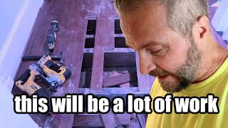 Tearing out the floors in my house