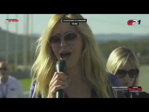 Lidija Bačić National Anthems Euronascar Automotodrom Grobnik