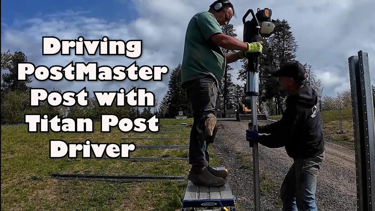 Fence Like a Pro! Titan Post Driver & Post Master Posts Tested - YouTube