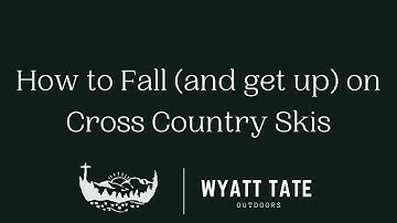 How to Fall (and get up) on Cross Country Skis