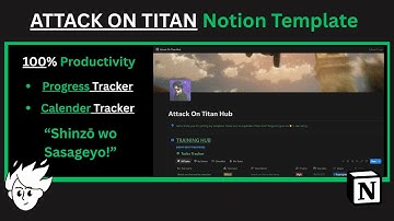 Attack on Titan Notion Template – Gamify Your Productivity 2025