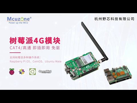 树莓派4G模块扩展板, the 4G/LTE expansion board for the RPi 4B