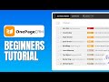 OnePageCRM Tutorial For Beginners - How To Use OnePageCRM
