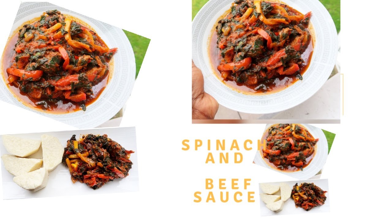 How To Make Delicious Beef And Spinach Stir Fry Sauce/ Sisi Yemmie's