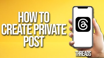How To Create Private Post On Threads Tutorial