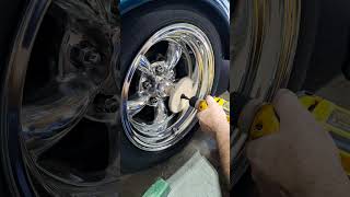 The BEST way to polish Aluminum wheels #Zephyr #Shorts