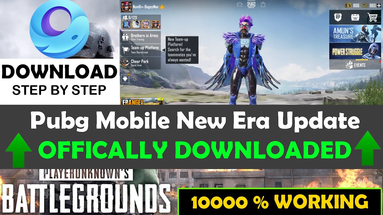 How To Download Erangel 2 0 In Pubg Mobile New Update 1 0 0 Gameloop 7 1 90 Fps Emulator Youtube