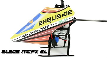 Blade mCPX BL equipped with paper canopy - Inverted flying