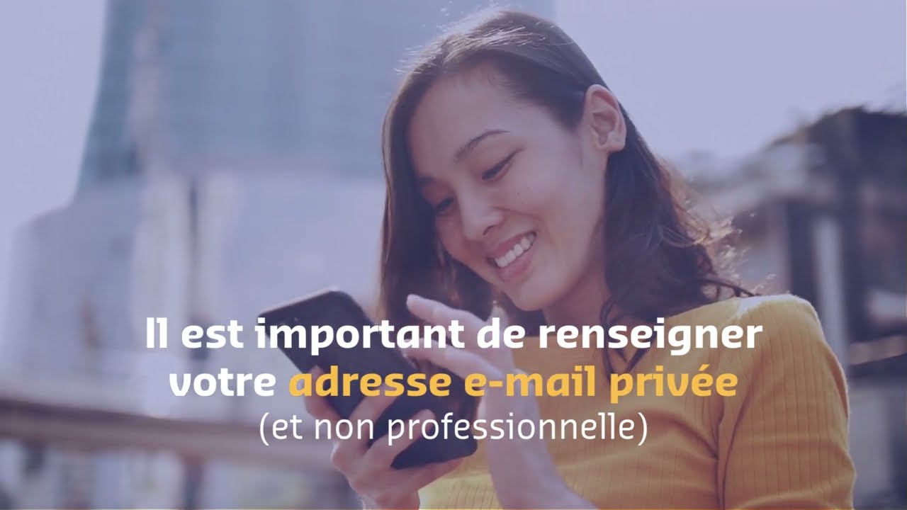 Compte Sodexo4you : utilisez votre adresse e-mail personnelle
