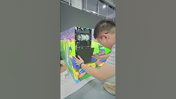 This wall is made of LED display.#eagerled #leddisplay #ledscreen #ledwall #ledpanel