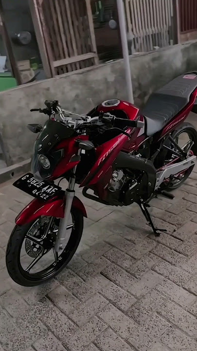 Story WA Vixion new modif keren, merah maroon
