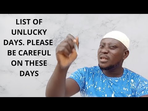 List of unlucky