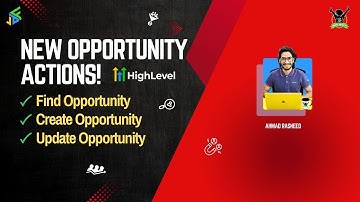 GoHighLevel Update: New Opportunity Workflow Actions Explained! (Create & Update Separately)