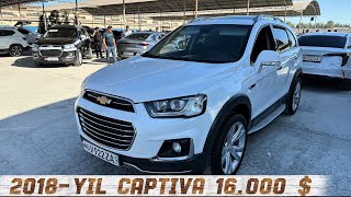 2018-Yil Captiva 16.000 Dollir, Xorazm Mashina Bozorida Bek Tv