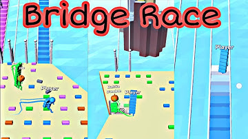 New game,,,Bridge Race! level 01 complete gameplay walkthrough (Android iOS) Funny, mobile game