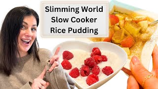 Slimming World Slow Cooker Rice Pudding | #slimmingworldmotivation