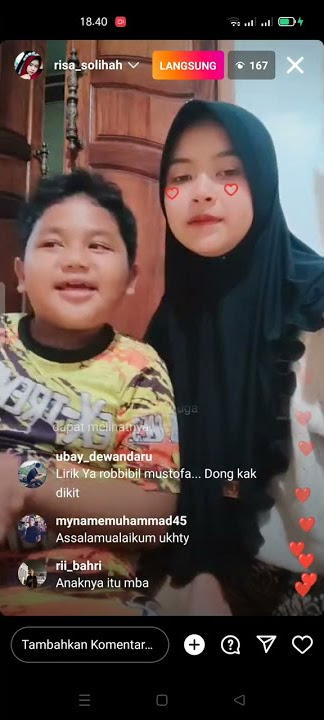 risa sholihah dan adiknya