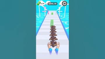 Fry Donut Stack 8 #games #donutstack #shorts