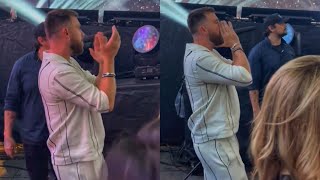 Travis Kelce CHEERING For Taylor Swift During Karma In Paris N4