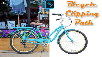 Bicycle clipping path in Photoshop l clipping path l Photoshop tutorial l versn 360