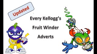 Every Kelloggs Fruit Winder Sweet Advert Compilation (2000-06)