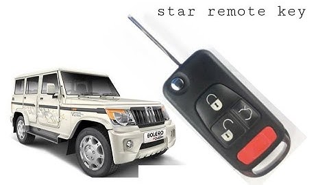Mahindra bolero remote matching