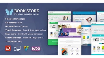 Book Store WordPress WooCommerce Theme | Themeforest Website Templates and Themes