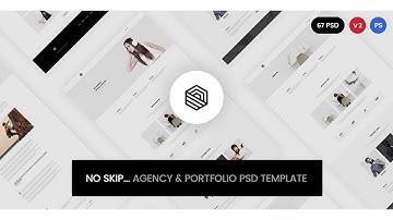 No Skip - Creative Agency & Portfolio PSD Template | Themeforest Website Templates and Themes