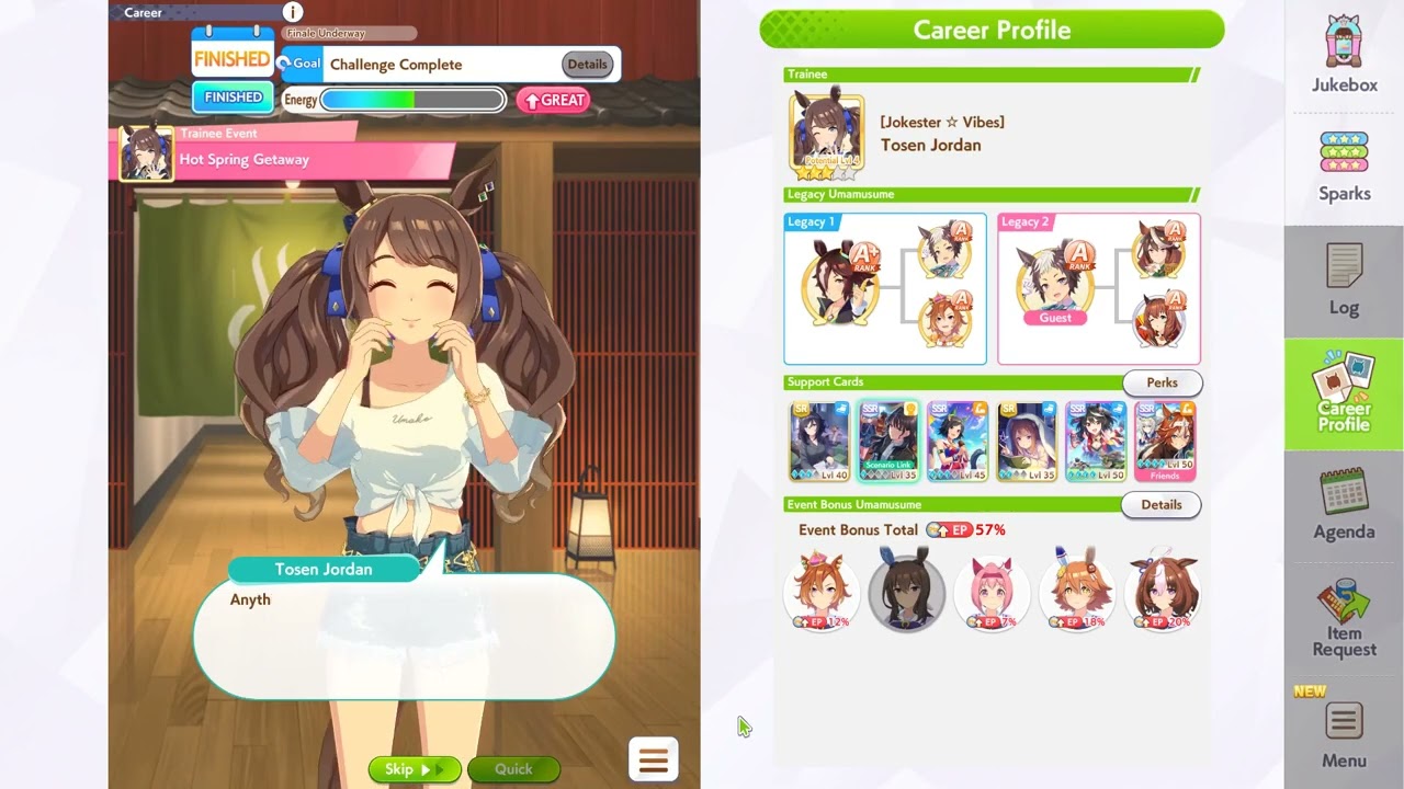 Tosen Jordan Hot Spring [Raffle Ticket event] full scene