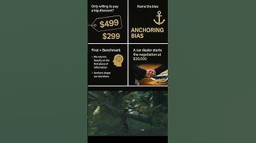 Anchoring Bias Explained in 60 Seconds #AnchoringBias#SalesPsychology#negotiationskills #QuickMBA