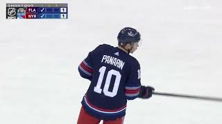 Artemi Panarin scores pretty shootout vs Bobrovsky and Panthers (23 mar 2024)