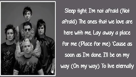 Avenged Sevenfold - So Far Away (lyrics)