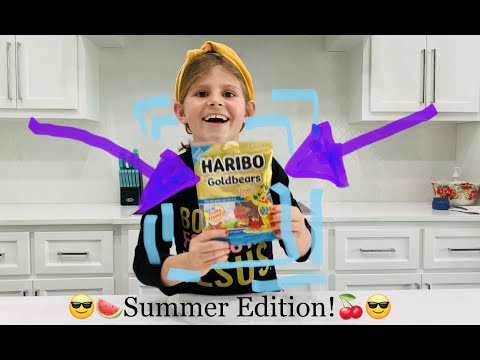 Liv lives for ...candy! Haribo “Summer Edition😎” Gold-Bears 🍑 🍉🍒🥭 (review) NEW!!