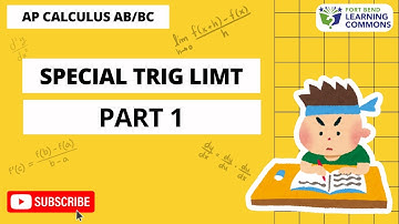 [Calc] Special Trig Limits: Part 1